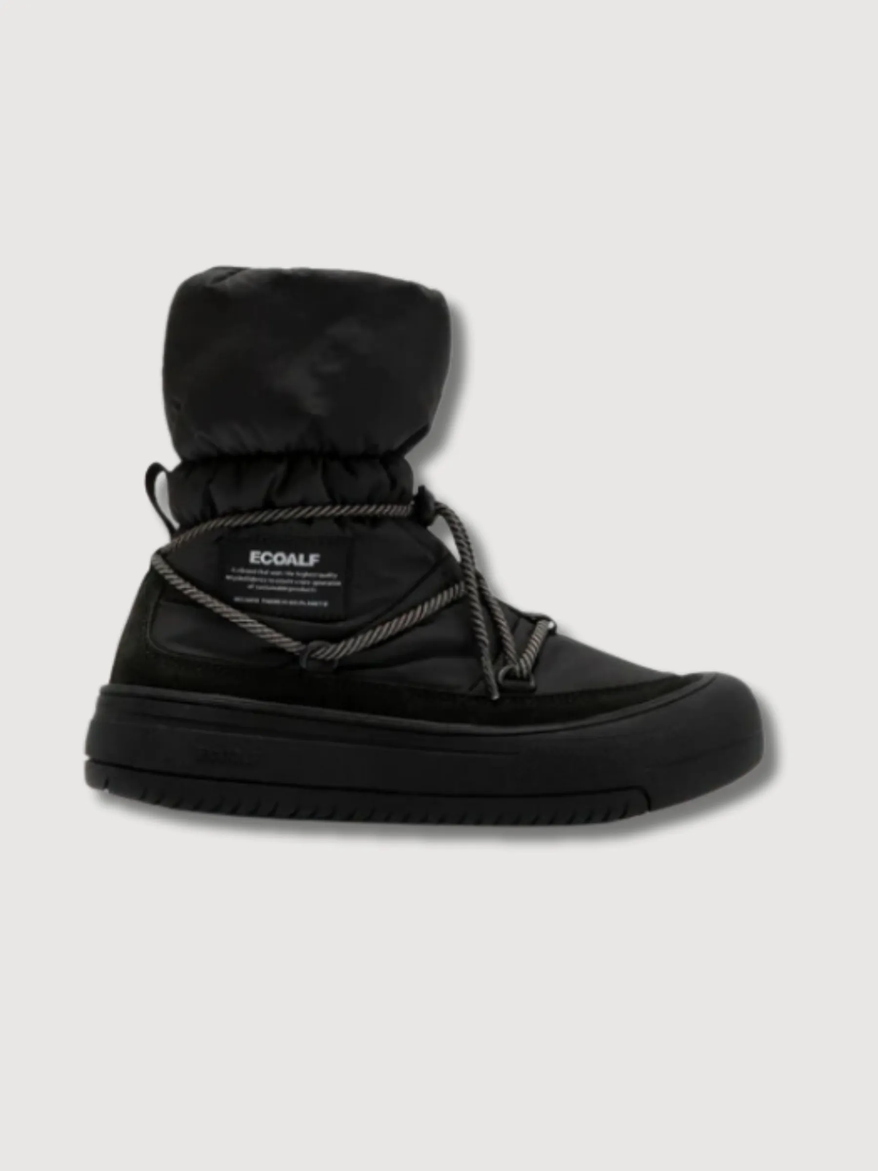 Bering Black Woman Boots | Ecoalf