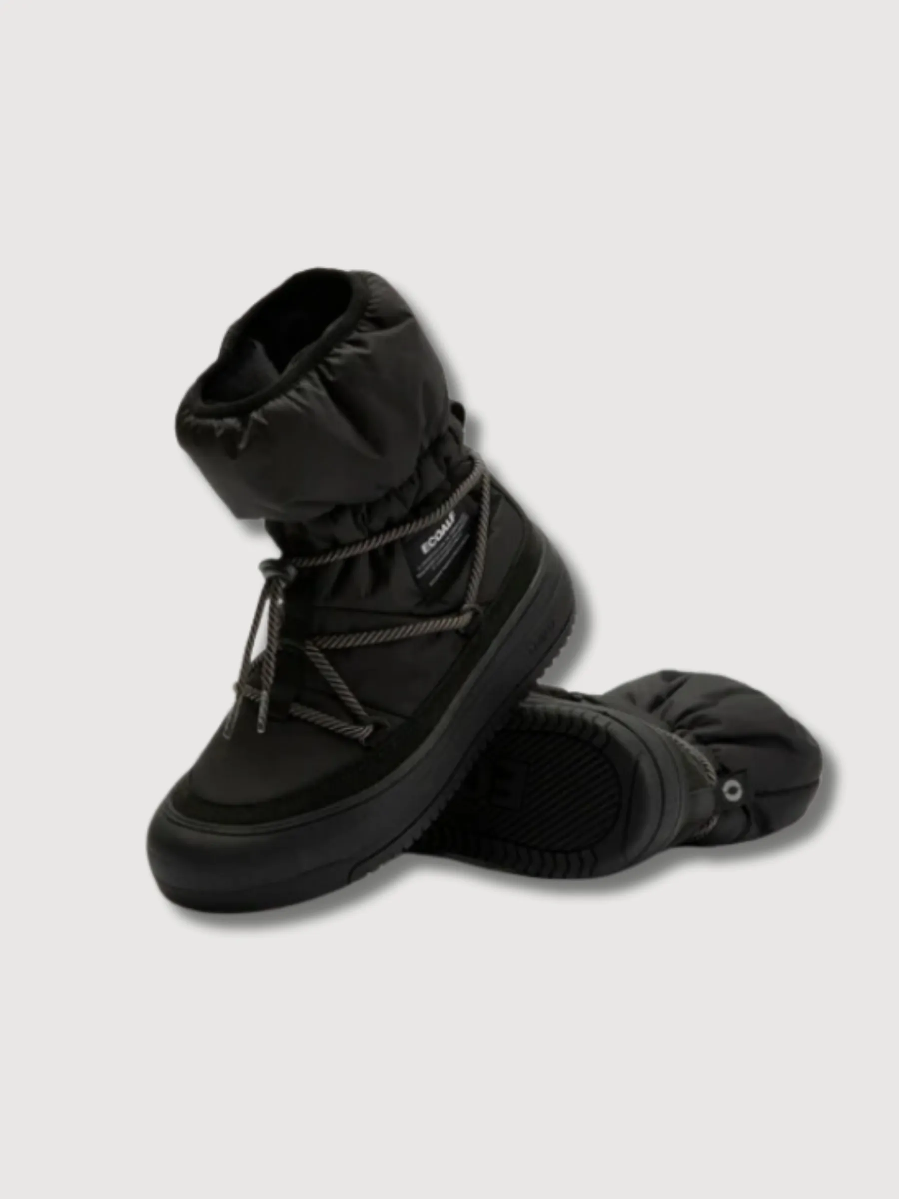 Bering Black Woman Boots | Ecoalf