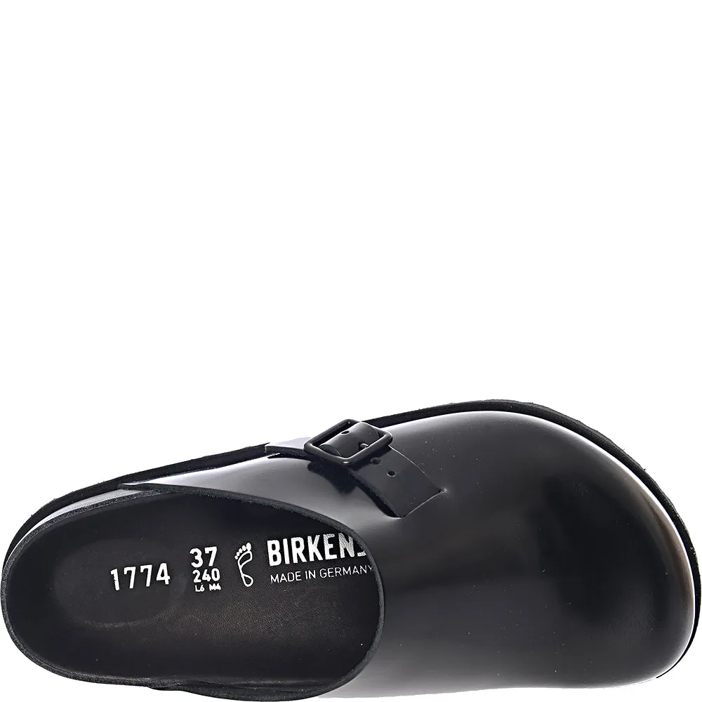 Birkenstock X 1774 Womens Niamey Shiny Leather Slip On in Black