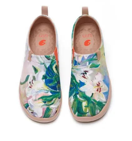 Chic Painted Slip-On Loafers for Women