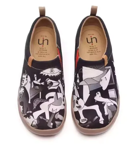 Chic Painted Slip-On Loafers for Women