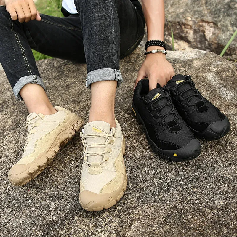 Cow Suede Leather Outdoor Male Sneakers Shoes Footwear