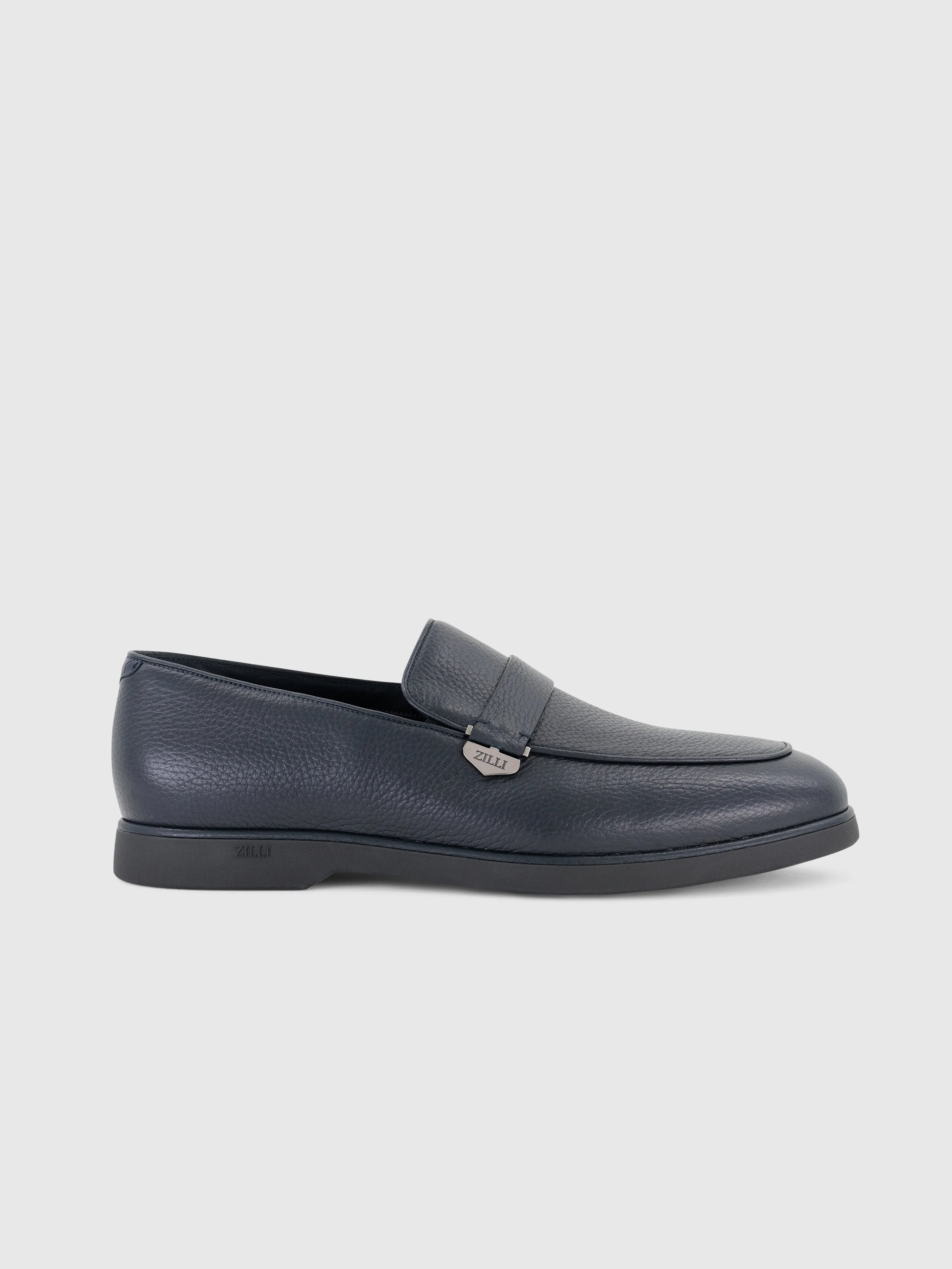 Deerskin Slip-On Dark Navy