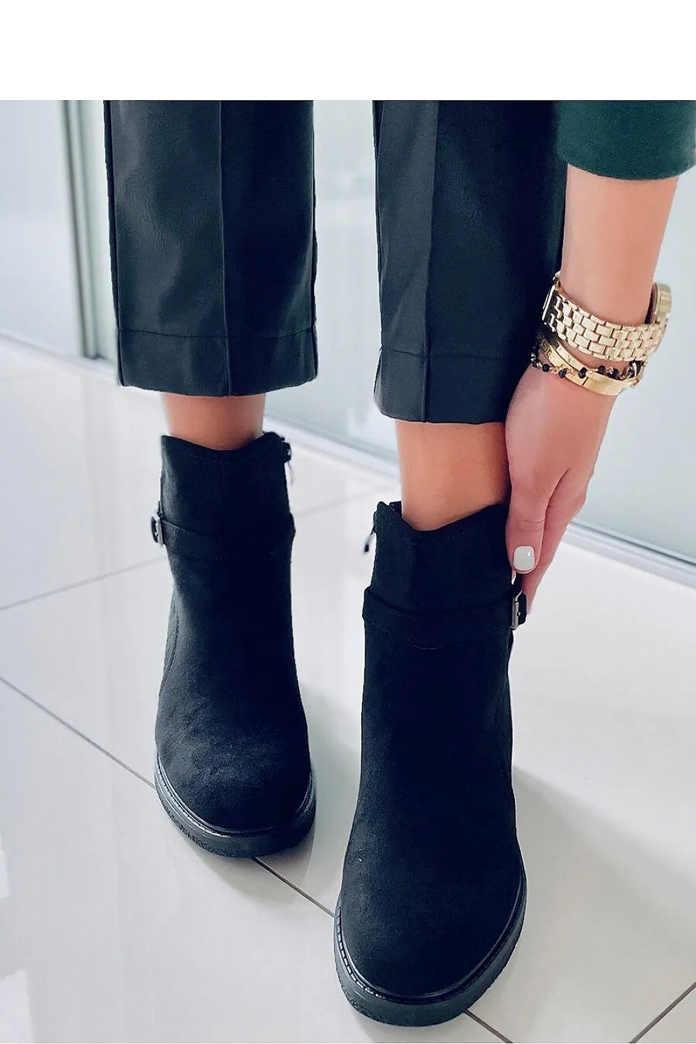 Elegant Eco-Suede Heel Boots for Modern Women