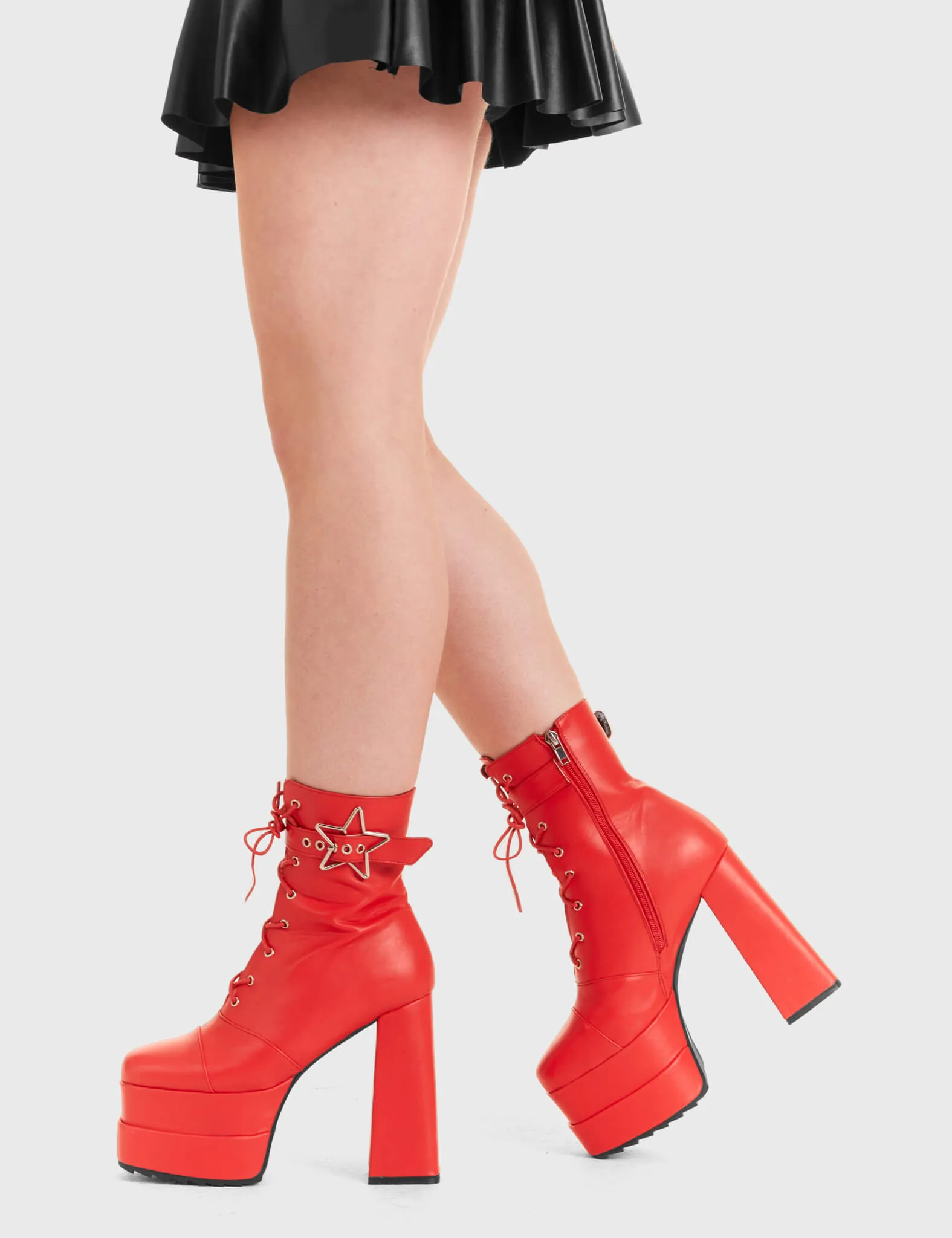 Famous Friend Platform Ankle Boots