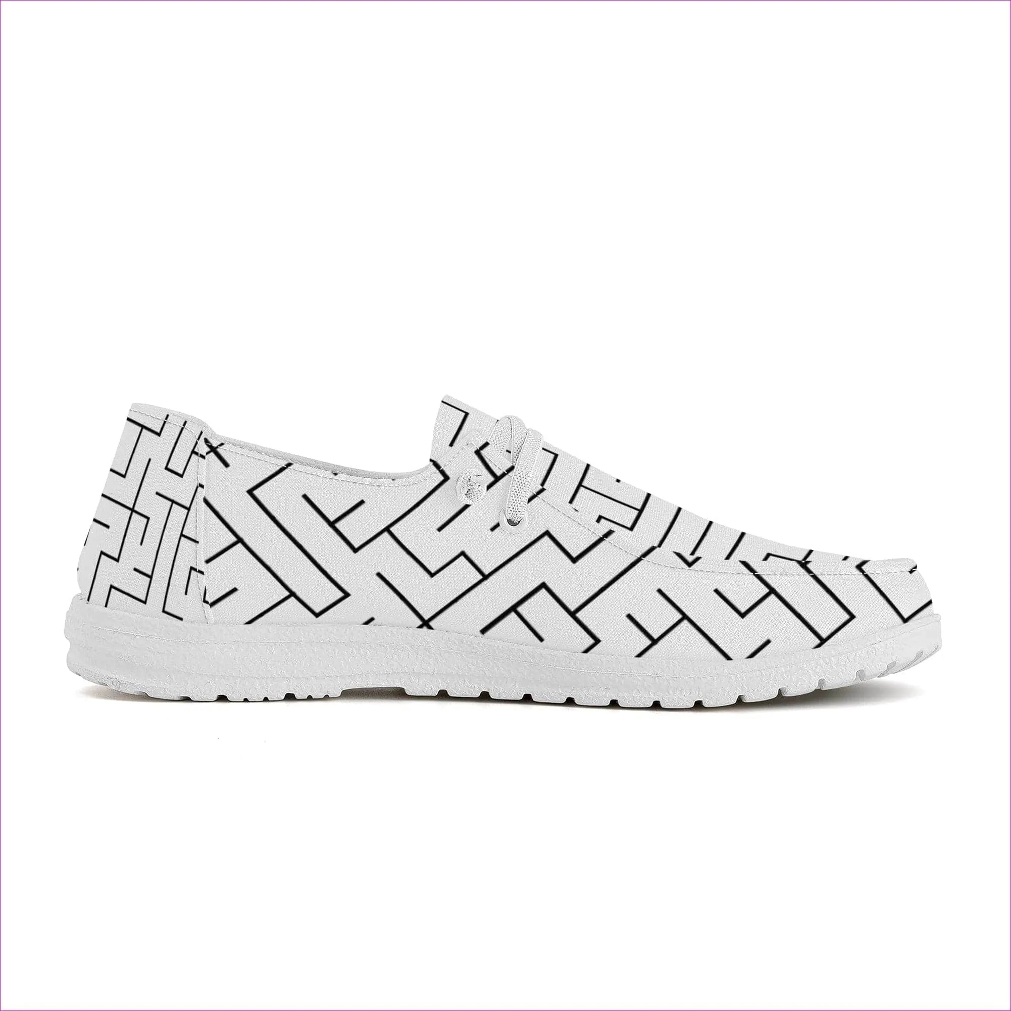 Labyrinth Canvas Slip On Loafers