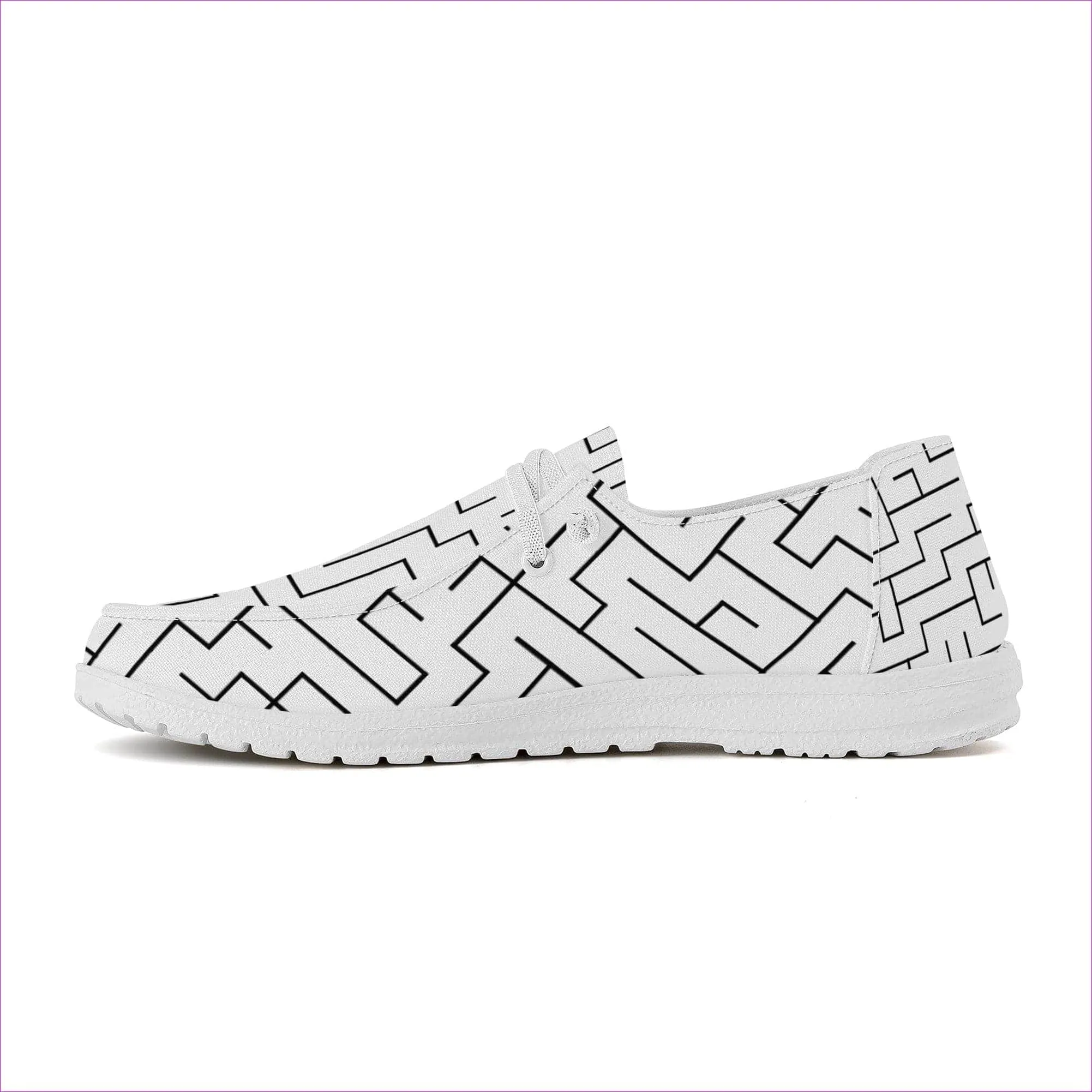 Labyrinth Canvas Slip On Loafers