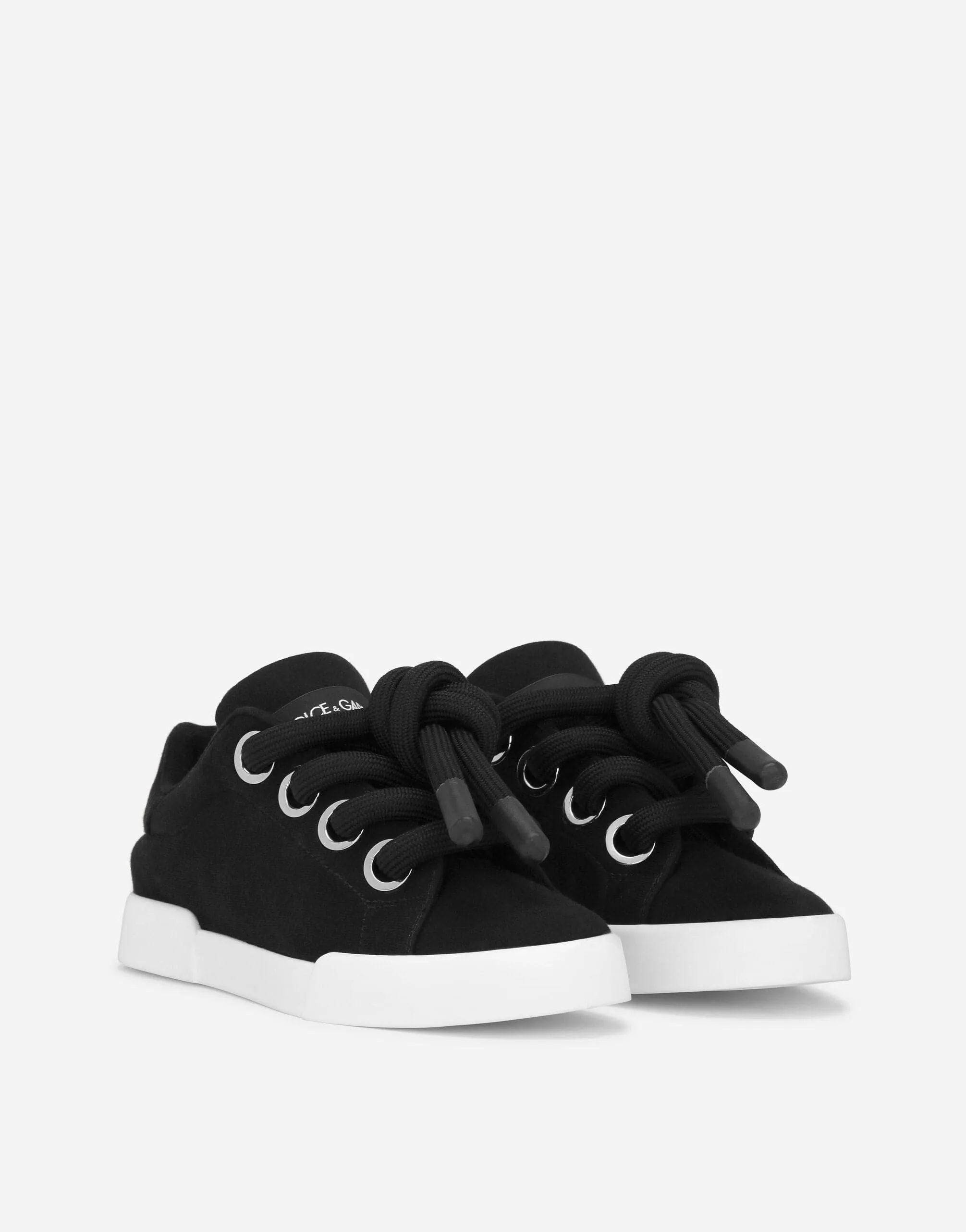 Lace-Detail Low-Top Sneakers