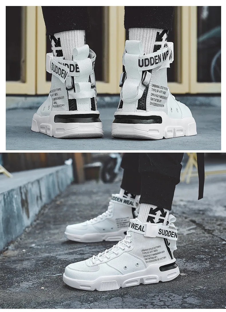 Men's Fashion Outdoor White Sneakers