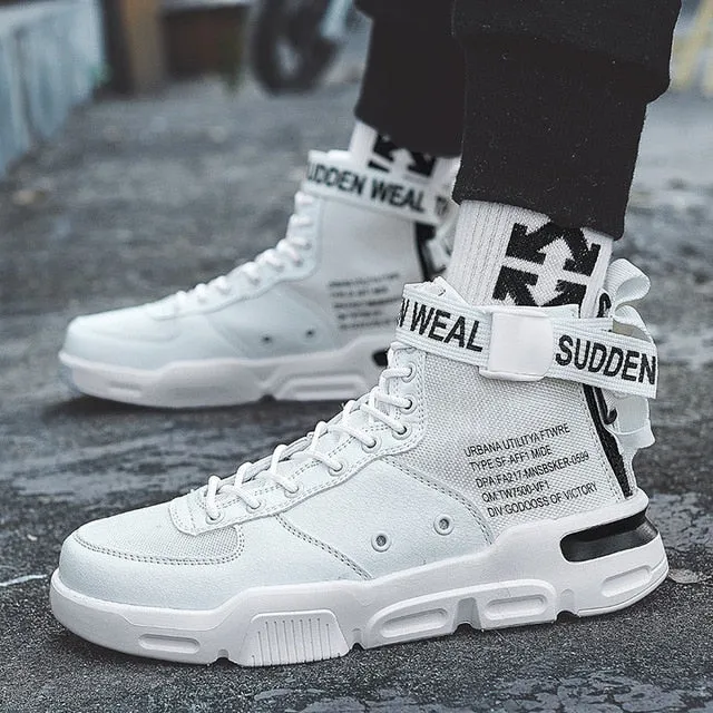 Men's Fashion Outdoor White Sneakers