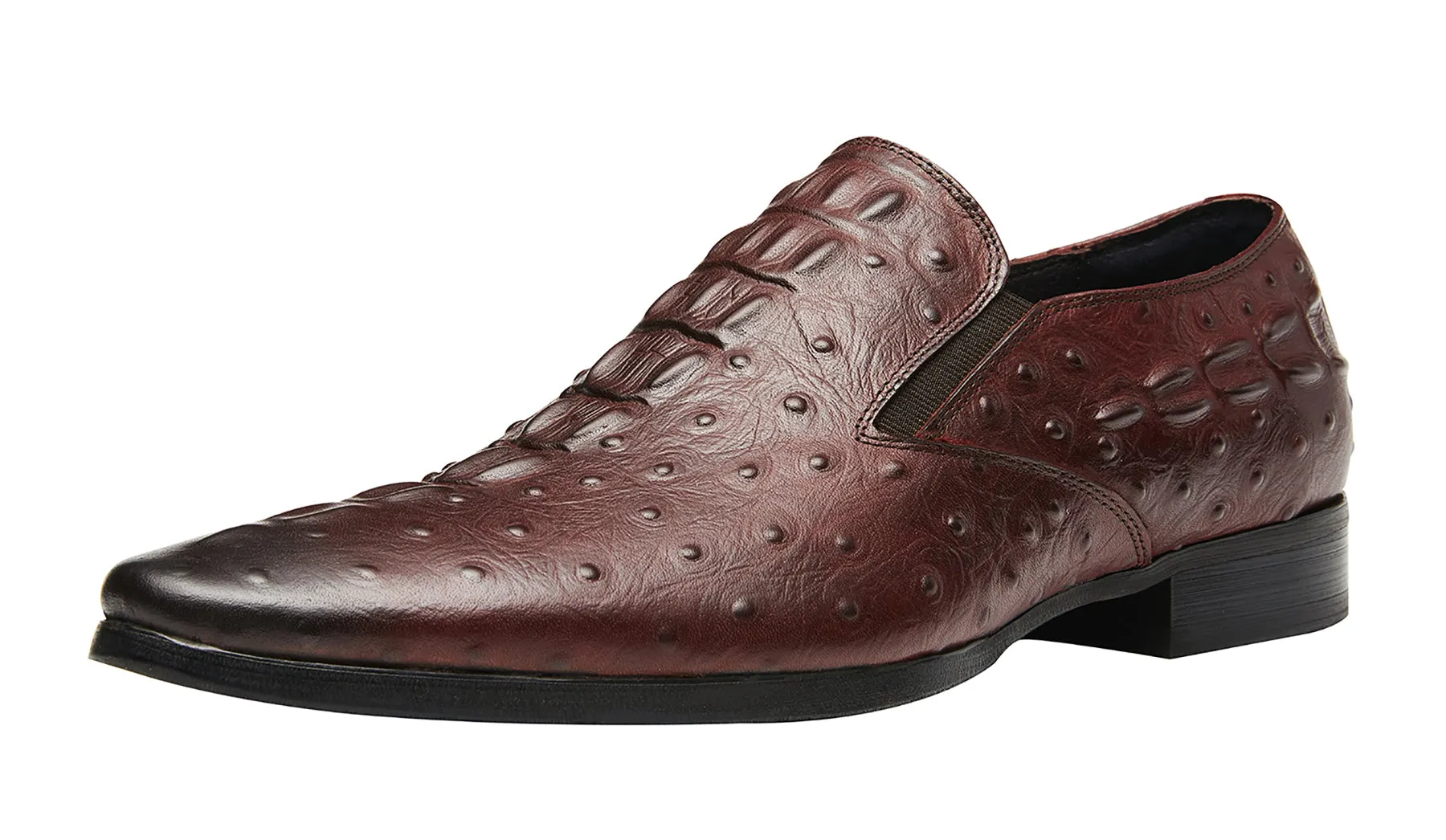 Men's Slip On Alligator Leather Loafers