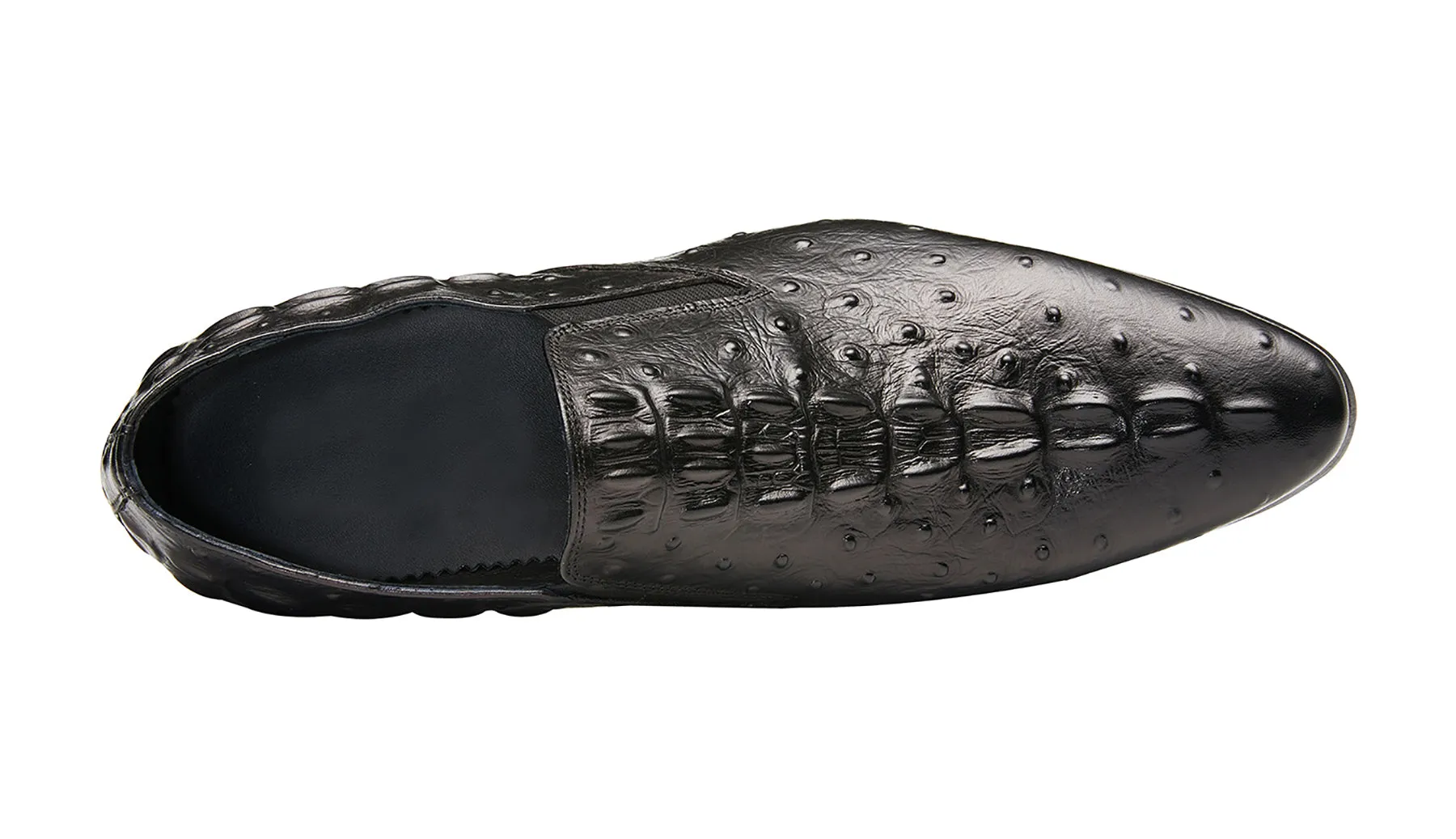 Men's Slip On Alligator Leather Loafers