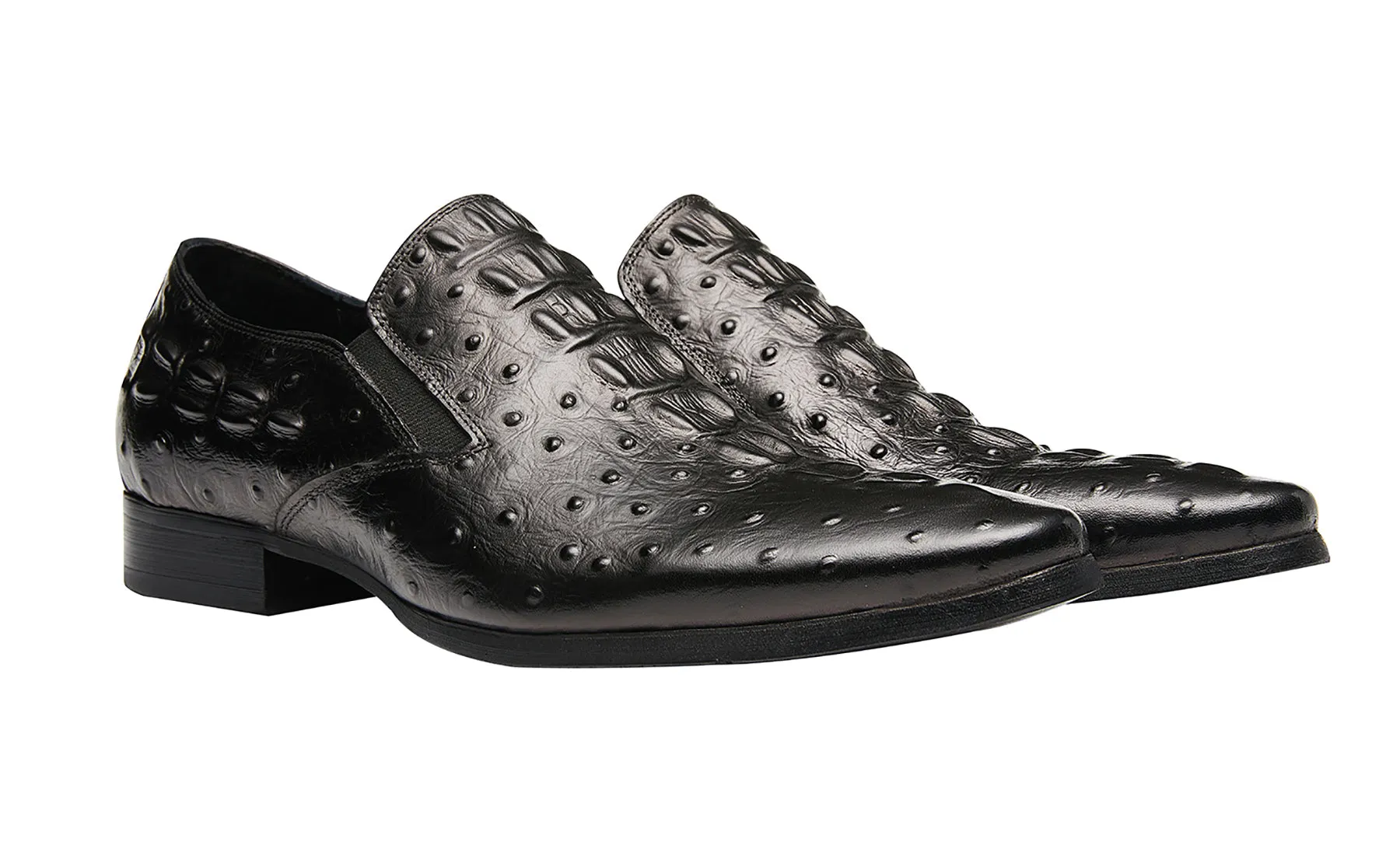 Men's Slip On Alligator Leather Loafers