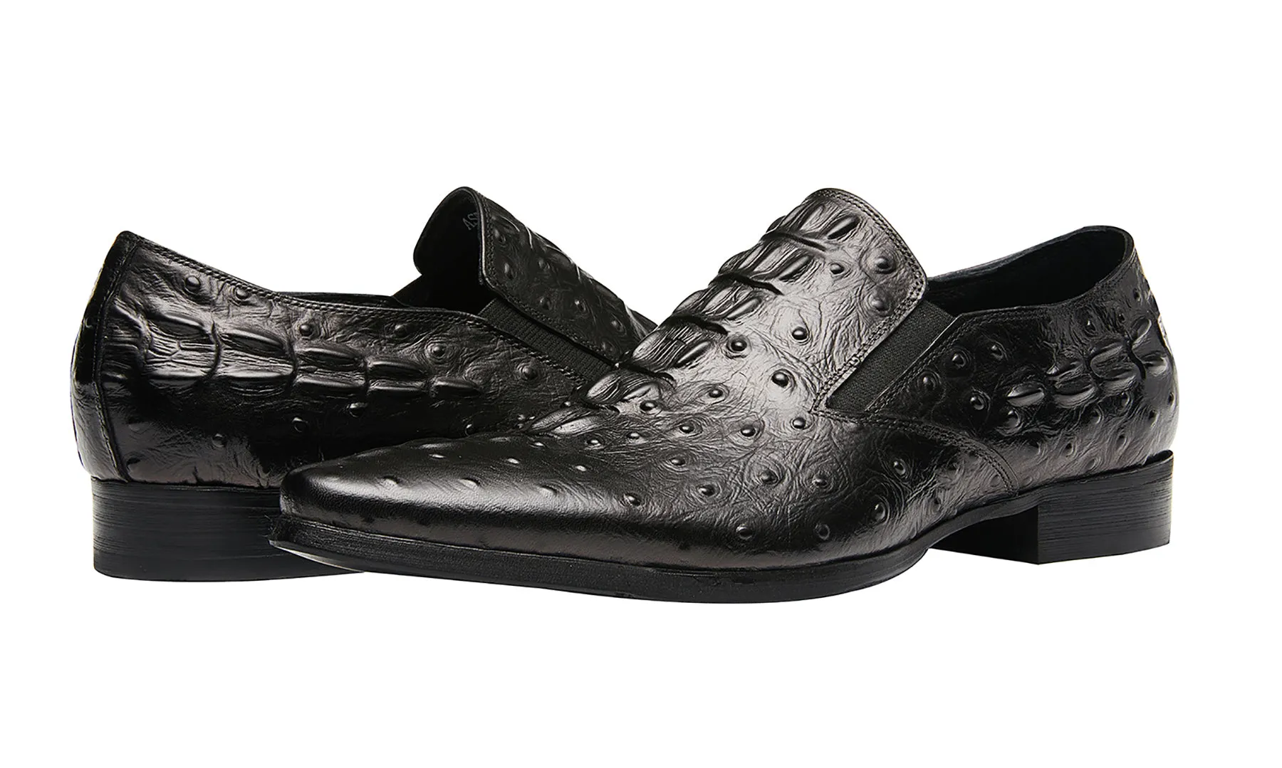 Men's Slip On Alligator Leather Loafers