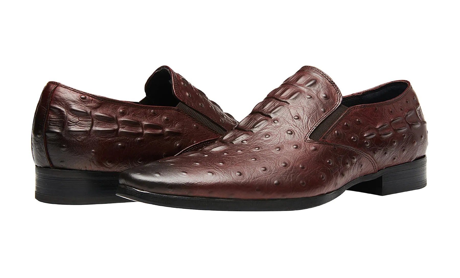 Men's Slip On Alligator Leather Loafers