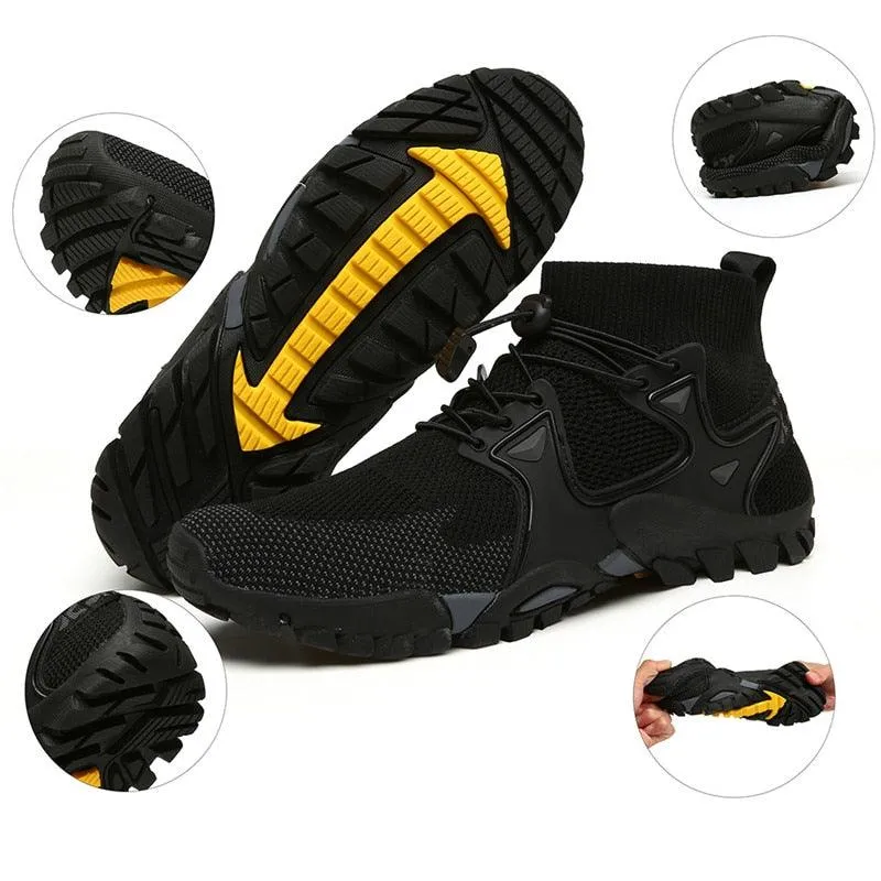 Mesh Casual Outdoor Walking Boots Sneakers Men Non-Slip