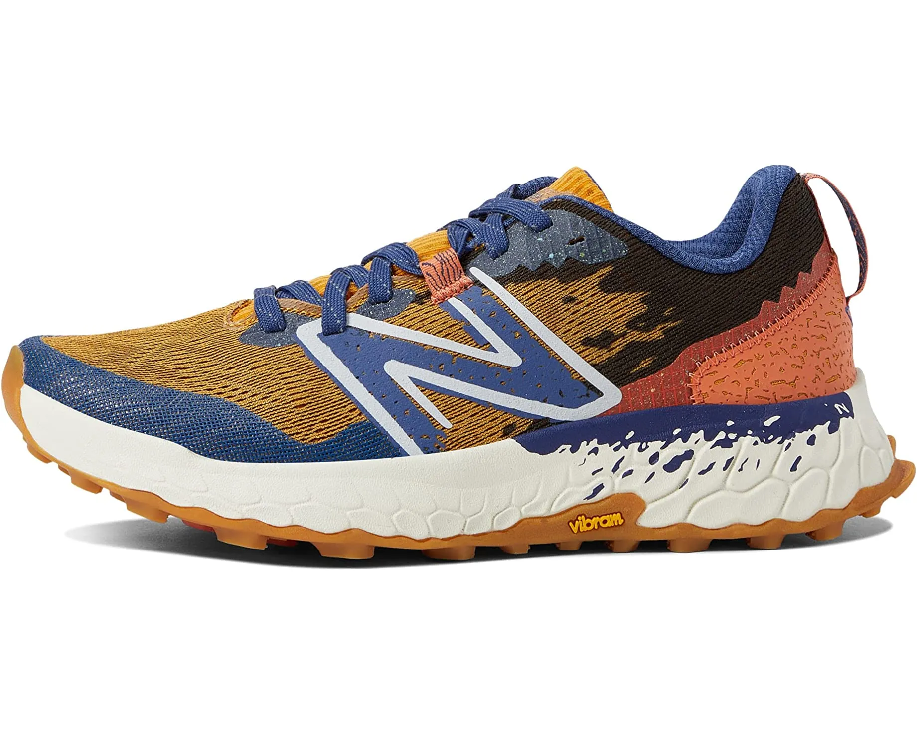 New Balance Fresh Foam X Hierro v7 sneakers, blue/orange