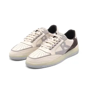 Rare Rabbit Men's Amur Off White Plain Shoes