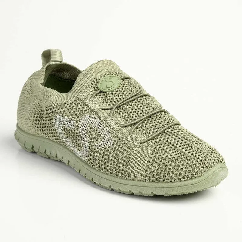 Soft Style by Hush Puppies Nansen Fly Knit Sneaker - Sage