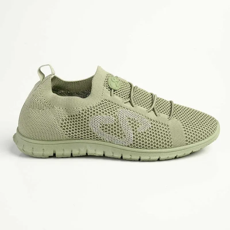 Soft Style by Hush Puppies Nansen Fly Knit Sneaker - Sage