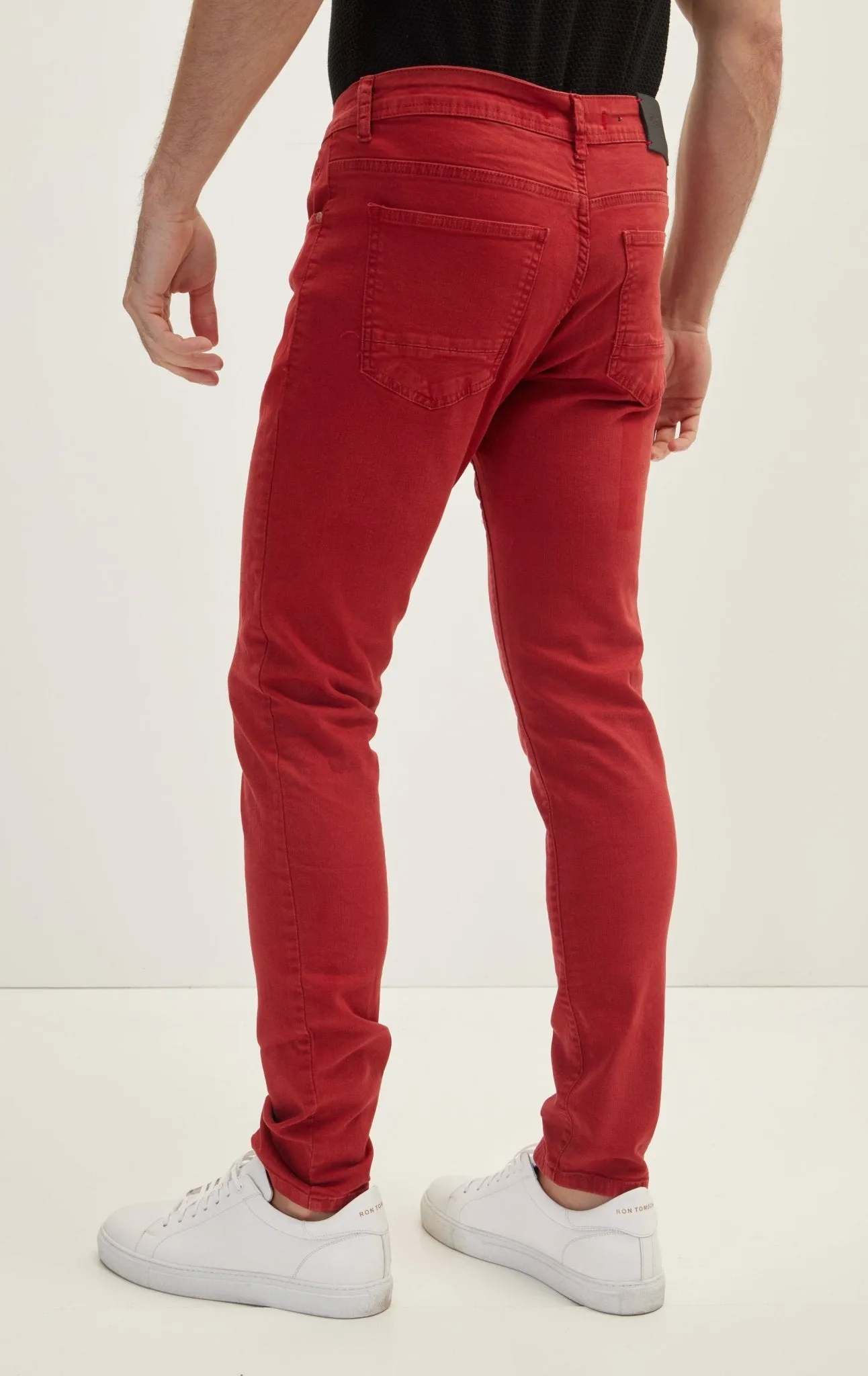 Spring Tapered Denim - Red