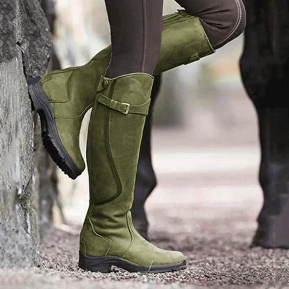 Vegan Leather High Boots with Heel for Women | Perfect for Everyday Wear