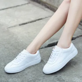 Women's Spring Casual Genuine Leather Sneakers