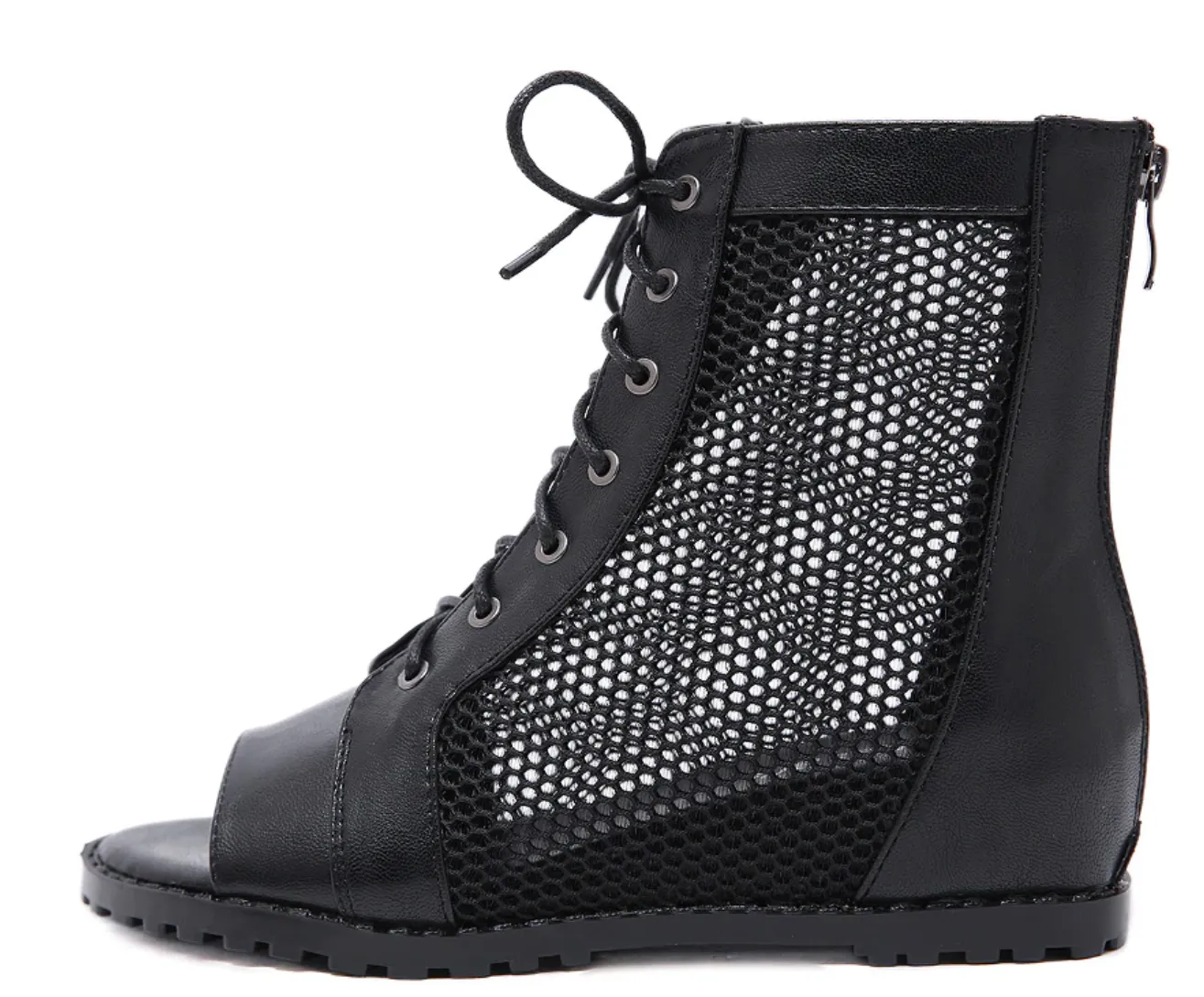 Women's Summer Mesh Open Toe Ankle Boots